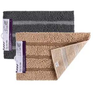 극세사발매트 주방 욕실 화장실 현관문 빨아쓰는 발매트 발닦개 색상랜덤 (WFKAD2A)