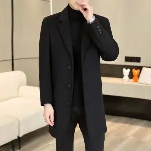 남자정장재킷 울 코트 가을 겨 트렌드 하프 모직 정장 K31Z4K 원템4