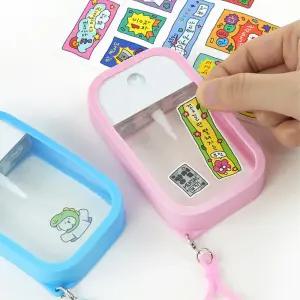 실리콘 커버 납작 투명 스프레이 향수 공병 키링 2개 화장품소분 스프레이용기 소분공병