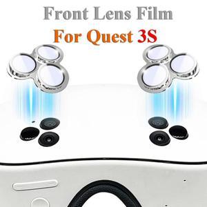 OCULUS QUEST 3S VR 렌즈 커버 용 전면 보호 필름 Meta Quest 액세서리 스크래치 방지 9H 강화 유리