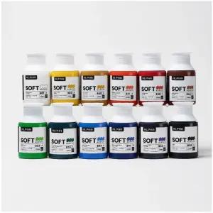 알파 소프트바디 아크릴물감 250ml 12색 세트/3종