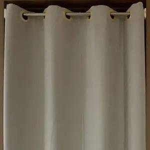 [콩심팥심]공간분리 아일렛 문 가리개 커튼 그레이 200cm