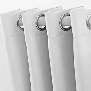 암막커튼 호텔식 커튼 1+1 화이트 아일렛형 거실 WFIKSD8