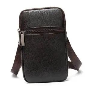 크로스백 남성 미니 여행용 백 폰 가방 소가죽 WFIKWSP