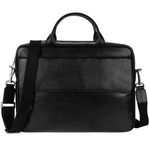 시간 저항성 가죽 서류 가방 - 이탈리아 수제 노트북 남성용 핸드백 전문가용 컴퓨터 케이스