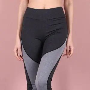 티 스타일 하이웨스트형 U디자인 코트나 7부 요가바지