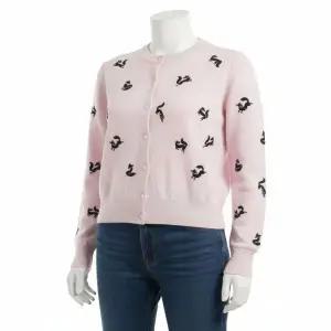 [메종키츠네]MAISON KITSUNE FANCY FOX EMBROIDERED CARDIGAN NW00504KF0001-P705 팬시 폭스 자수 가디...