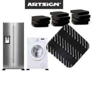 가구 전자제품 바닥받침 진동방지패드 검정 12개 W9AEF27