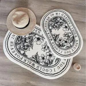 다루미 욕실 발매트 화장실 주방 발매트 현관 러그 W9A58AF