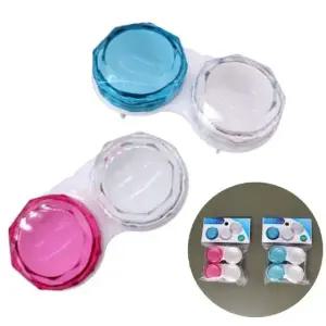 화이트핑크 일본 렌즈통 케이스 보관 기획전 렌즈 인기상품 휴대용통 보관통