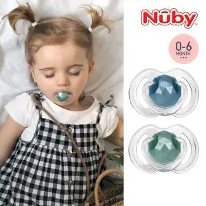 벨벳 노리개젖꼭지(2P)_블루/그린(0~6개월)