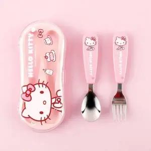( )큐티 스푼포크 케이스세트 피규어 숟가락 수저 식기 캐릭터