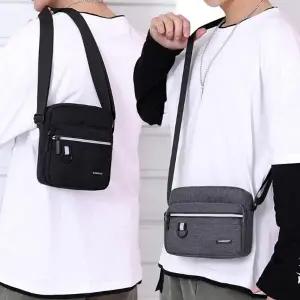 남자 깔끔한 디자인 외출 출퇴근 가방 가로 세로 미니 크로스백