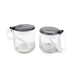 다미겨미 유리 양념통  투명양념통