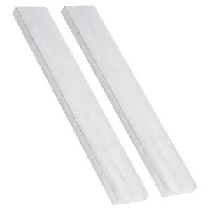 두유다오 2피스 1 /2 (12mm) X 2 (50mm) 정사각형 알루미늄 플랫 BAR 12 (305mm) 길이 6061 범용 플레이트