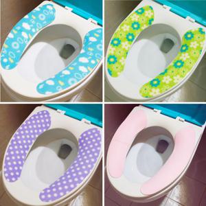 탈부착 붙이는 변기시트 일본 변기손잡이 보온 세탁가능