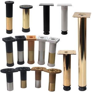 골드다리 모음전 상다리 가구다리 책상 테이블 발통 원형 금색 골드 플라스틱 철제 120mm 150mm 300mm