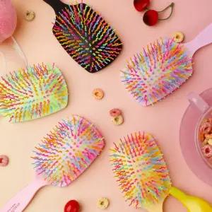 아이캔디 레인보우 볼륨 S 패들 헤어브러쉬 6종