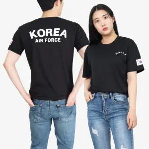 쿨드라이 공군 ROKAF 로카티 반팔티 검정 로카프티