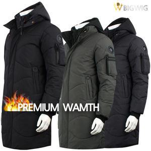 하프 롱 패딩 점퍼 겨울 남성 후드 단체복 등산복 캐주얼