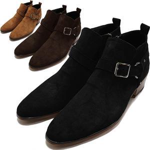 (SE210101) 뭉크스트랩 앵클부츠_스웨이드