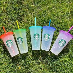 [스타벅스] 썸머 컨페티 컬러체인징 리유저블 콜드컵 텀블러 710ml