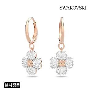 [스와로브스키](강남점)[30%할인][본사정품/쇼핑백증정] Latisha 로즈골드 후프 귀걸이 5636517