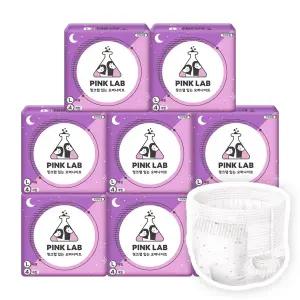 핑크랩 입는오버나이트 팬티형 생리대 대형 4매입 X8팩