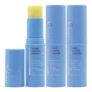 엘루자이 비타민 콜라겐 링클밤 10gx3개 파랑 피부 얼굴 주름개선 미백 기미 크림 스틱 화장품