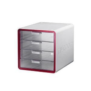 리템 마이룸 멀티캐비넷 4단 RED, 1개