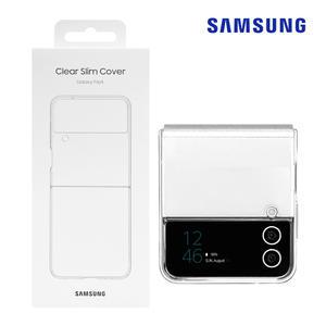 삼성 정품 갤럭시Z플립4 클리어 슬림 커버 케이스