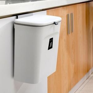 슬라이드 커버 휴지통 싱크대휴지통 싱크대간이 휴지통 모던한 디자인 다용도 벽걸이휴지통
