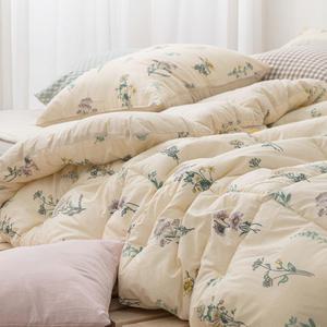 웜슬립 순면 차렵이불 먼지없는 100% 면 이불세트 가을 겨울 사계절 침구 SS/Q