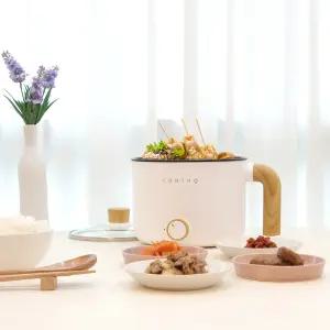 쿠잉 멀티쿠커 CPO-1522 화이트 전기쿠커 전기 전골 냄비 1인용