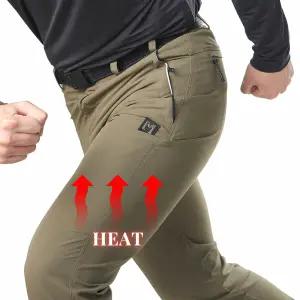 모렉스 겨울 남성 영웅 스판 기모 작업복 바지 등산 벨트 방한 팬츠 302