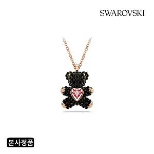 [롯데백화점]스와로브스키 [본사정품] Teddy Heart 블랙 목걸이 5693623