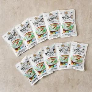 [섬진강자연재첩수산] 간편한 국내산 재첩국 500g) X 10팩