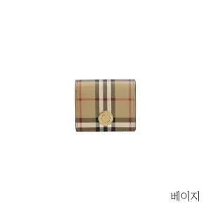 [버버리] 바이폴드 체크지갑