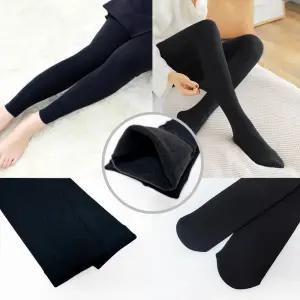 기모레깅스, 고탄력 기모스타킹 2개 세트, 유발, 무발 타이즈