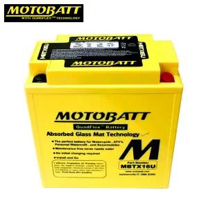 모토뱃 MBTX16U 12V 19AH 오토바이 AGM배터리 (스즈키/가와사키/두가티 등)