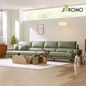 자코모 루디아 6인 럭스 통가죽 천연면피 소가죽 소파