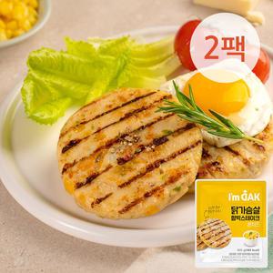 [아임닭] 함박스테이크 콘치즈 100g 2팩