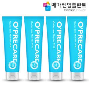 [4set] 메가젠 오프리케어 불소치약 고불소치약 1450 함유 구취제거 임산부 천연