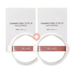 [뷰니오] 카밍 쿨 톤업 선쿠션 리필 25gx2개