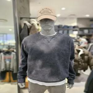 [버커루] 남성) 3단 쭈리 가먼트다잉 맨투맨티셔츠 (B244TS310P)