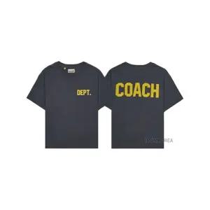 [라벨루쏘]  SS25 남성 스튜던트 코치 티셔츠 DCS-10003 BLACK