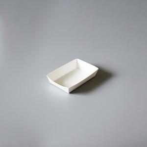 {소량} 9호 무지흰색 종이트레이접시용기 100개