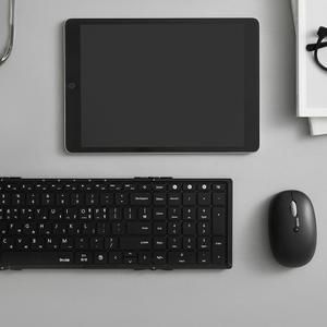 아이노트 XK903B 풀타입 접이식 블루투스 키보드 블랙