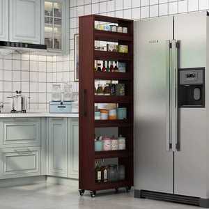 틈새 슬라이딩 수납장 냉장고 옆 기둥식 정리선반 높184