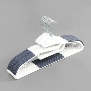 논슬립 옷걸이 10p 네이비 어깨뿔방지 끈나시 가벼운 (WFHS4S8)